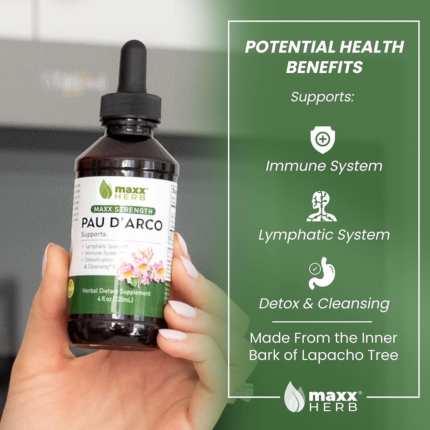 Tinctura de Pau D'Arco Maxx Herb 118 ml - Extracto Potente