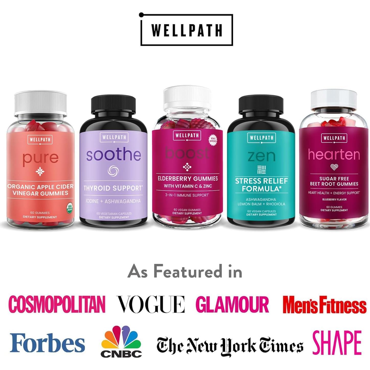 Suplemento de Alivio del Estrés WellPath Zen 60 Cápsulas