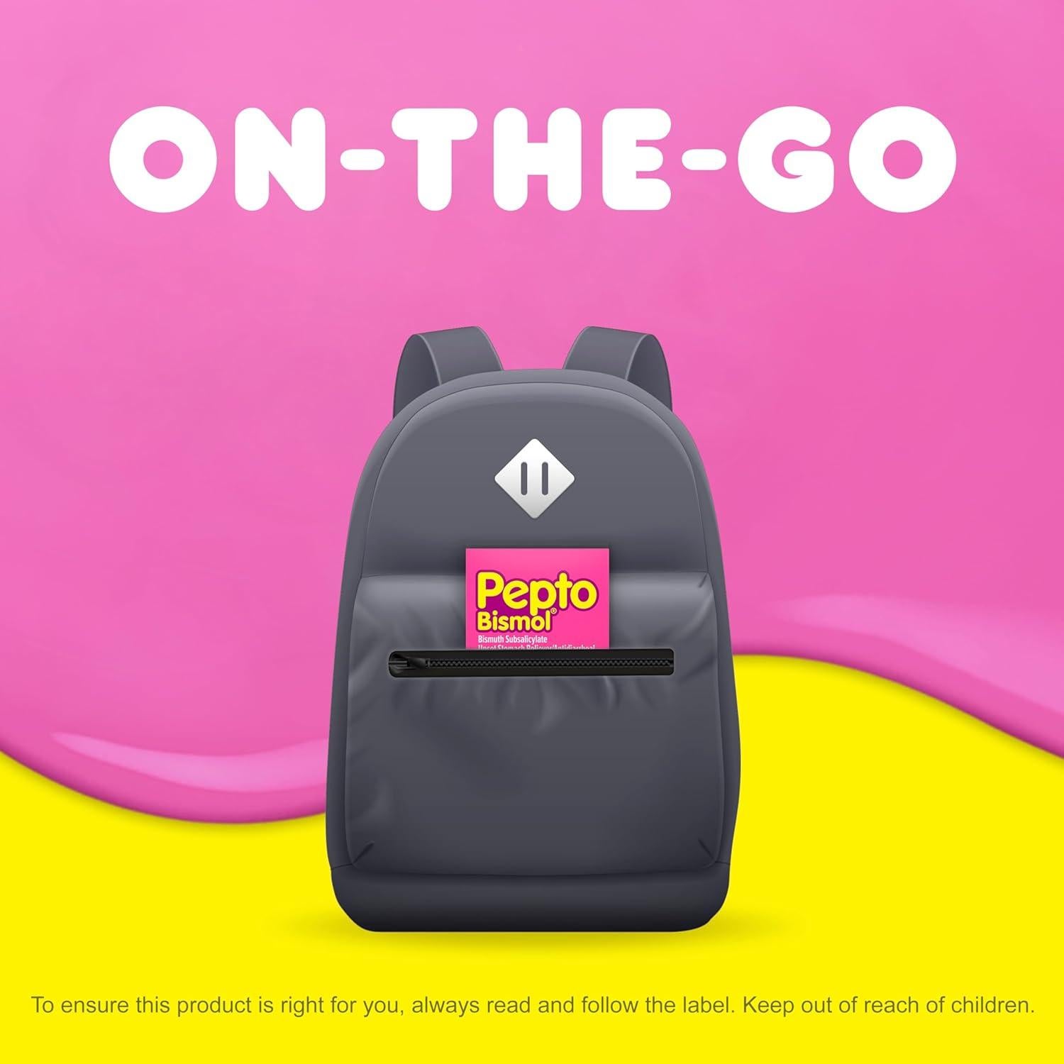 Tabletas Masticables Pepto Bismol 90 Unidades Alivio Digestivo