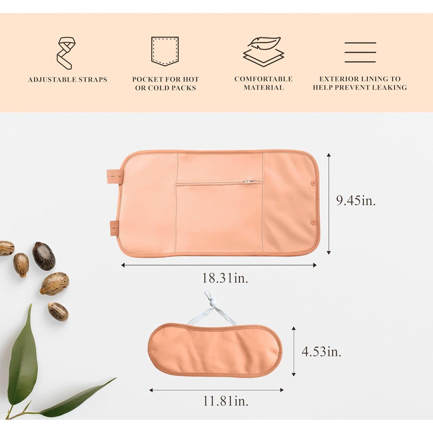 Envoltura de Aceite de Ricino Orgánico Handcraft Blends 473 ml