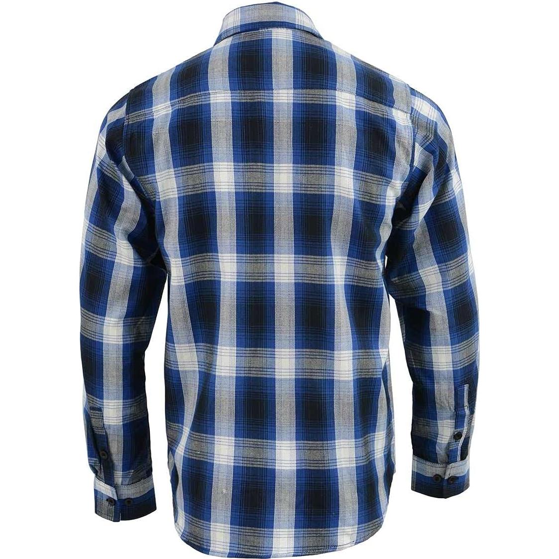 Camisa de Franela a Cuadros Milwaukee Leather 100% Algodón 5X