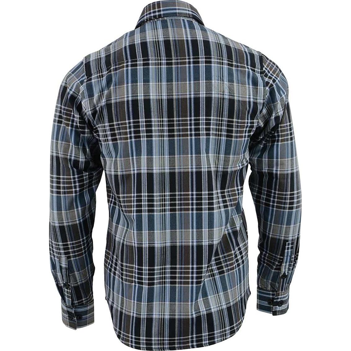 Camisa de Franela Cuadros Algodón Milwaukee Leather XL