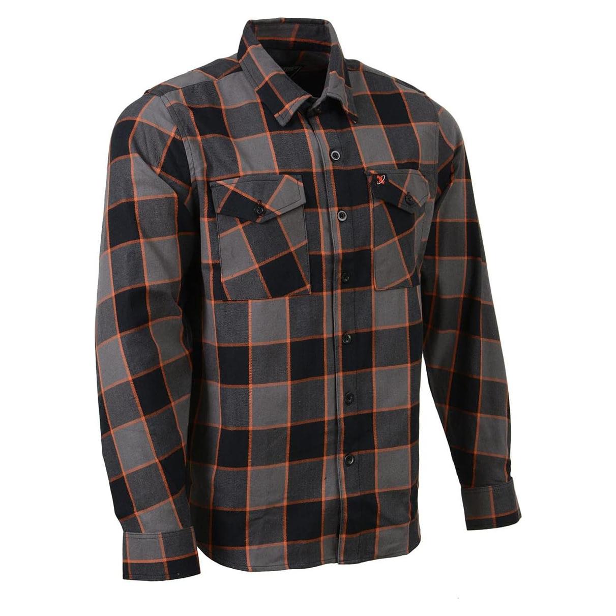 Camisa de Franela a Cuadros Hombre Milwaukee Leather Mediana