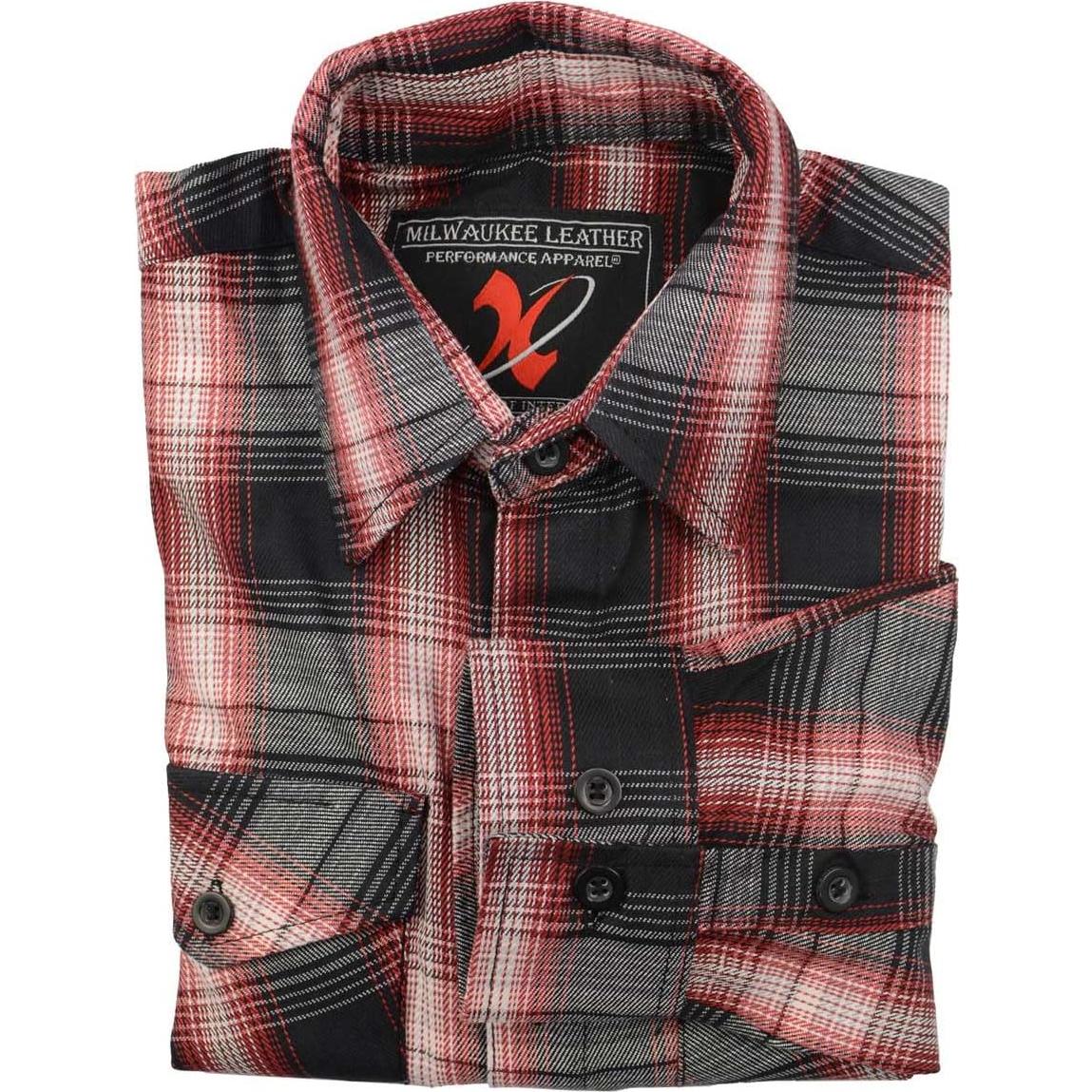 Camisa de Franela Cuadros Algodón Milwaukee 3X Grande