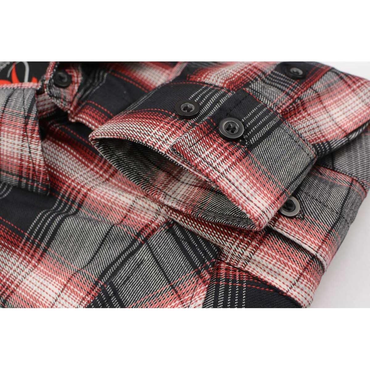 Camisa de Franela Cuadros Algodón Milwaukee 3X Grande