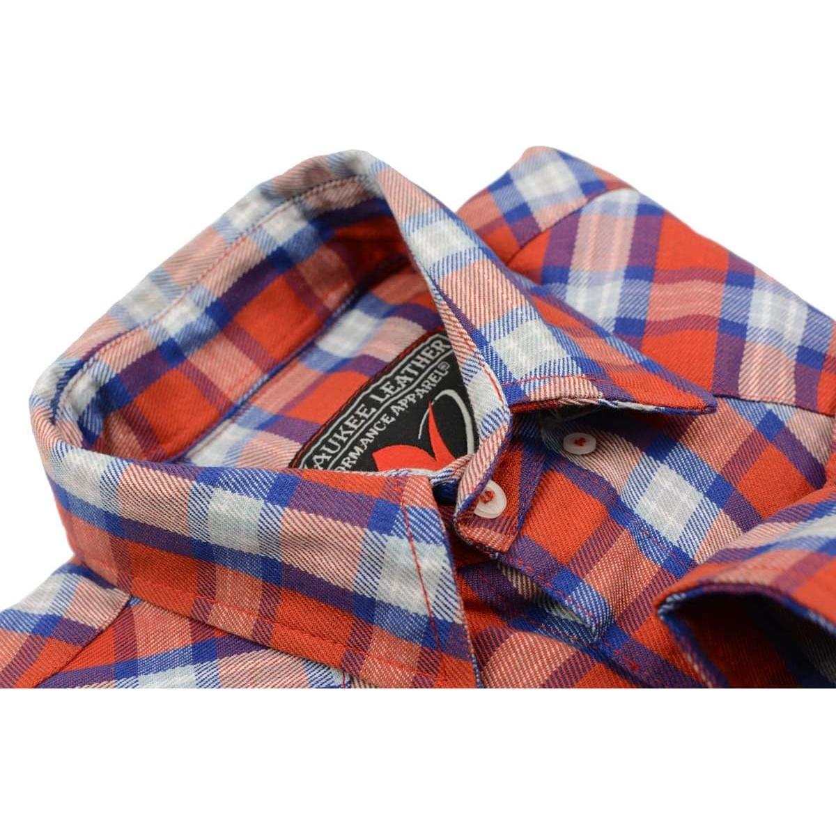 Camisa de Cuadros de Algodón Milwaukee Leather 5X Grande