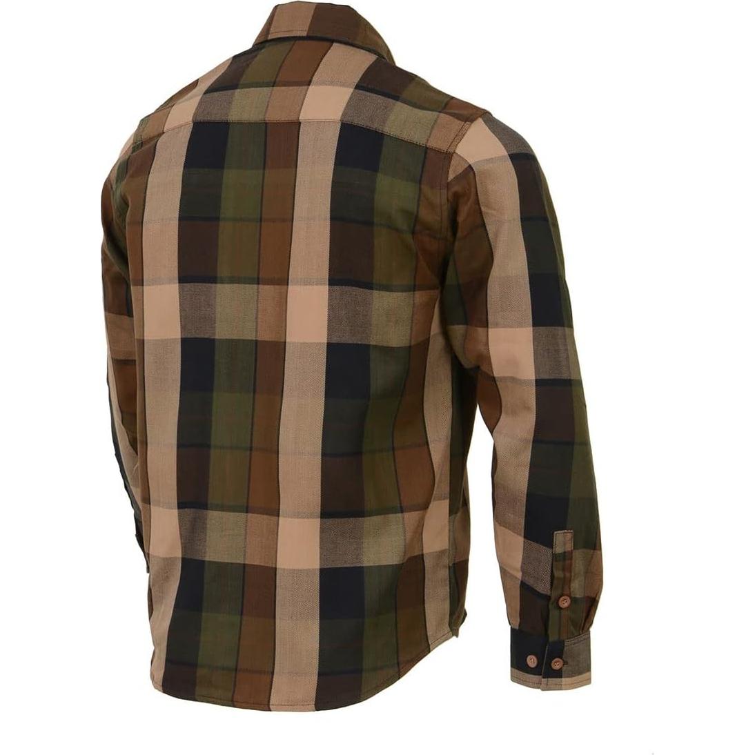 Camisa de Franela a Cuadros Hombre Milwaukee Leather XXL