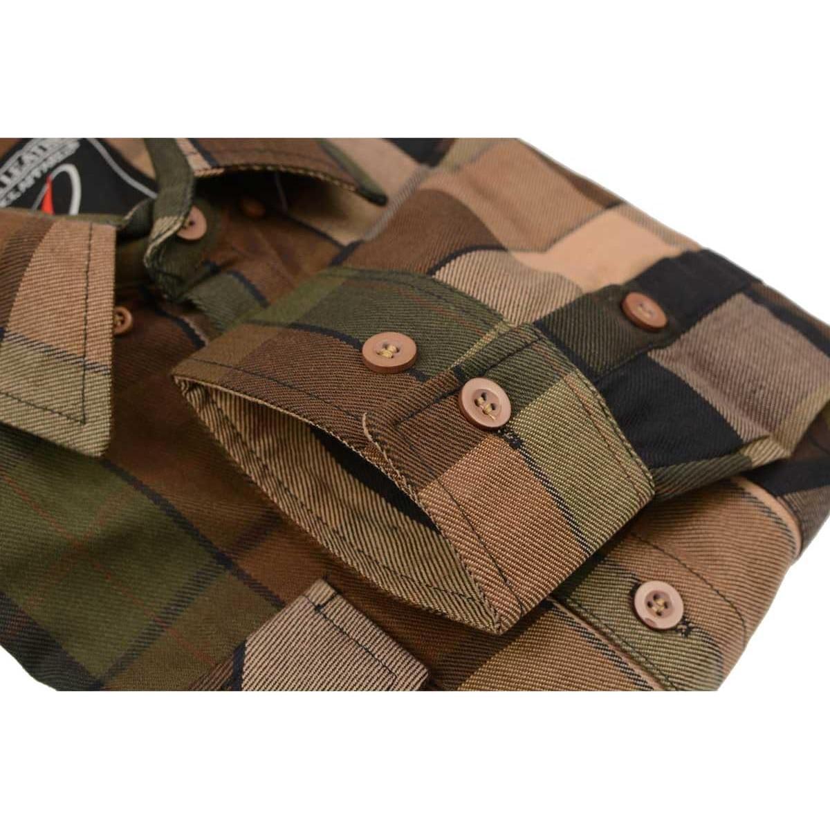 Camisa de Franela a Cuadros Hombre Milwaukee Leather XXL