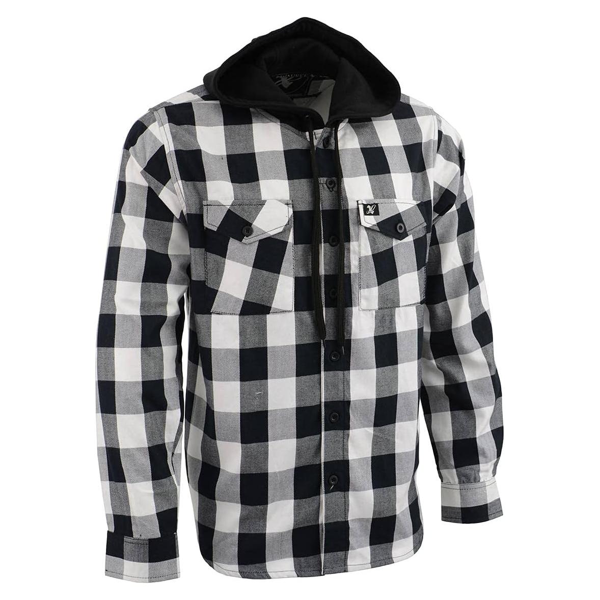 Camisa de Cuadros de Algodón Milwaukee Leather Manga Larga