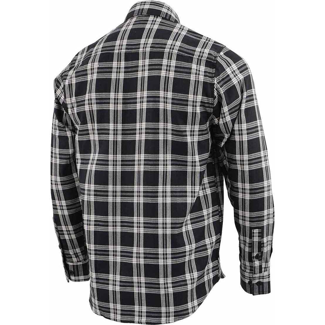 Camisa de Franela Cuadros Algodón Milwaukee Leather M-L