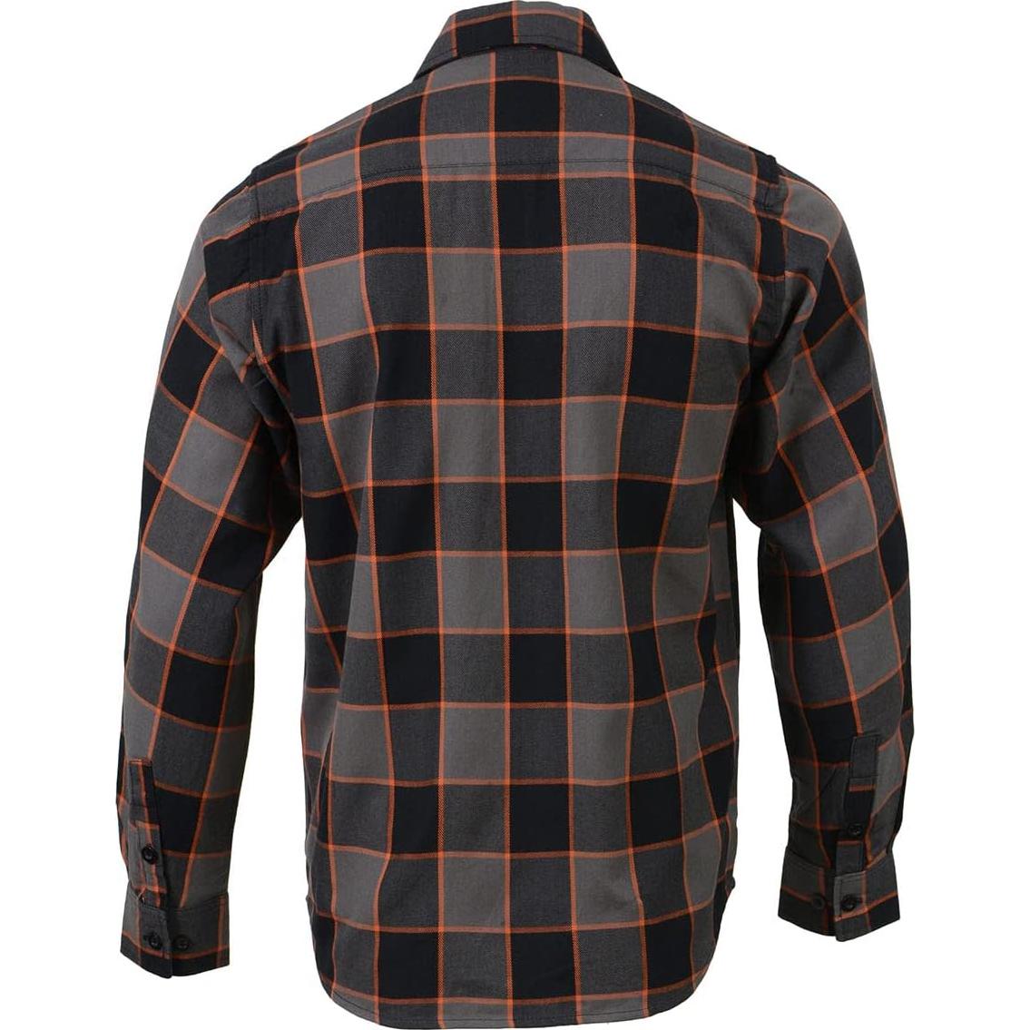 Camisa de Cuadros de Algodón para Hombre Milwaukee 3X Grande