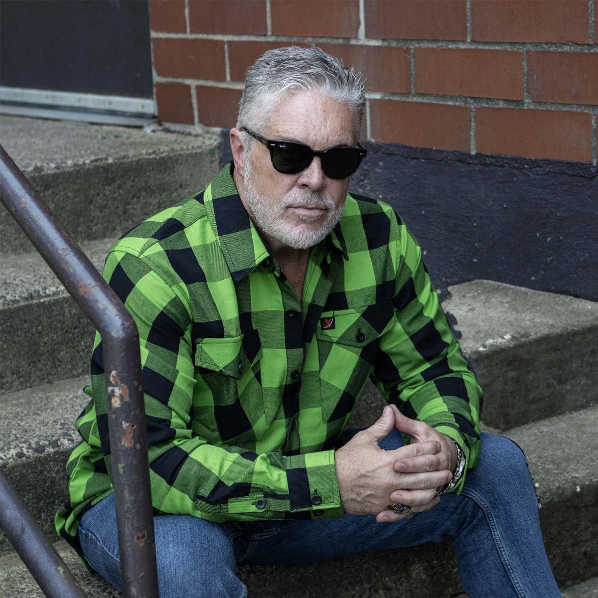 Camisa de Franela a Cuadros Milwaukee Leather Mediana