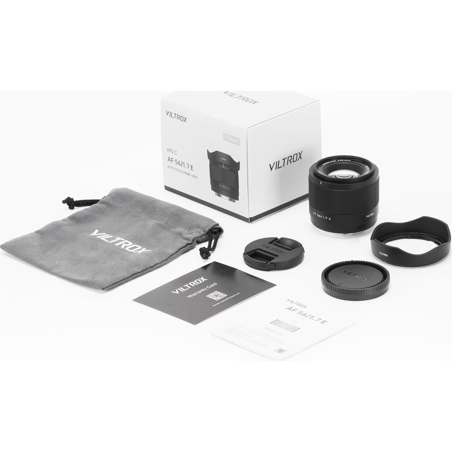 Lente VILTROX 56mm f/1.7 E para Sony - Autoenfoque, Retrato