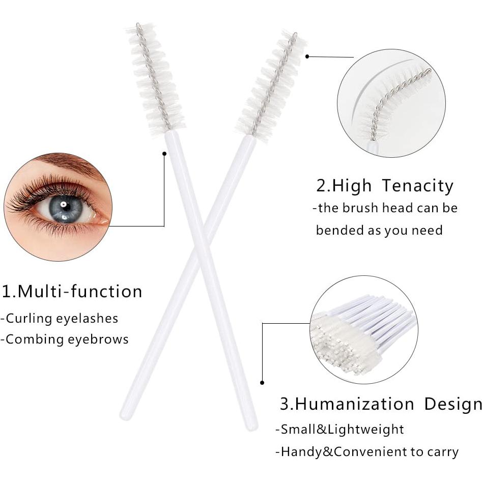 Paquete de 300 Cepillos Desechables para Pestañas YS