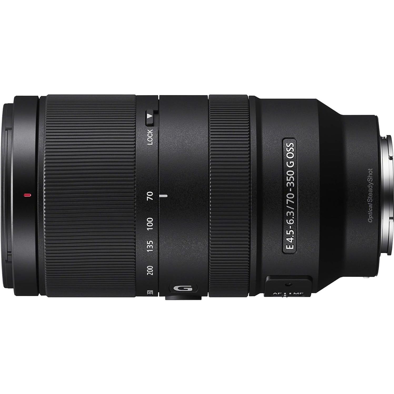 Lente Sony E 70-350mm F4.5-6.3 G OSS + Kit de Limpieza