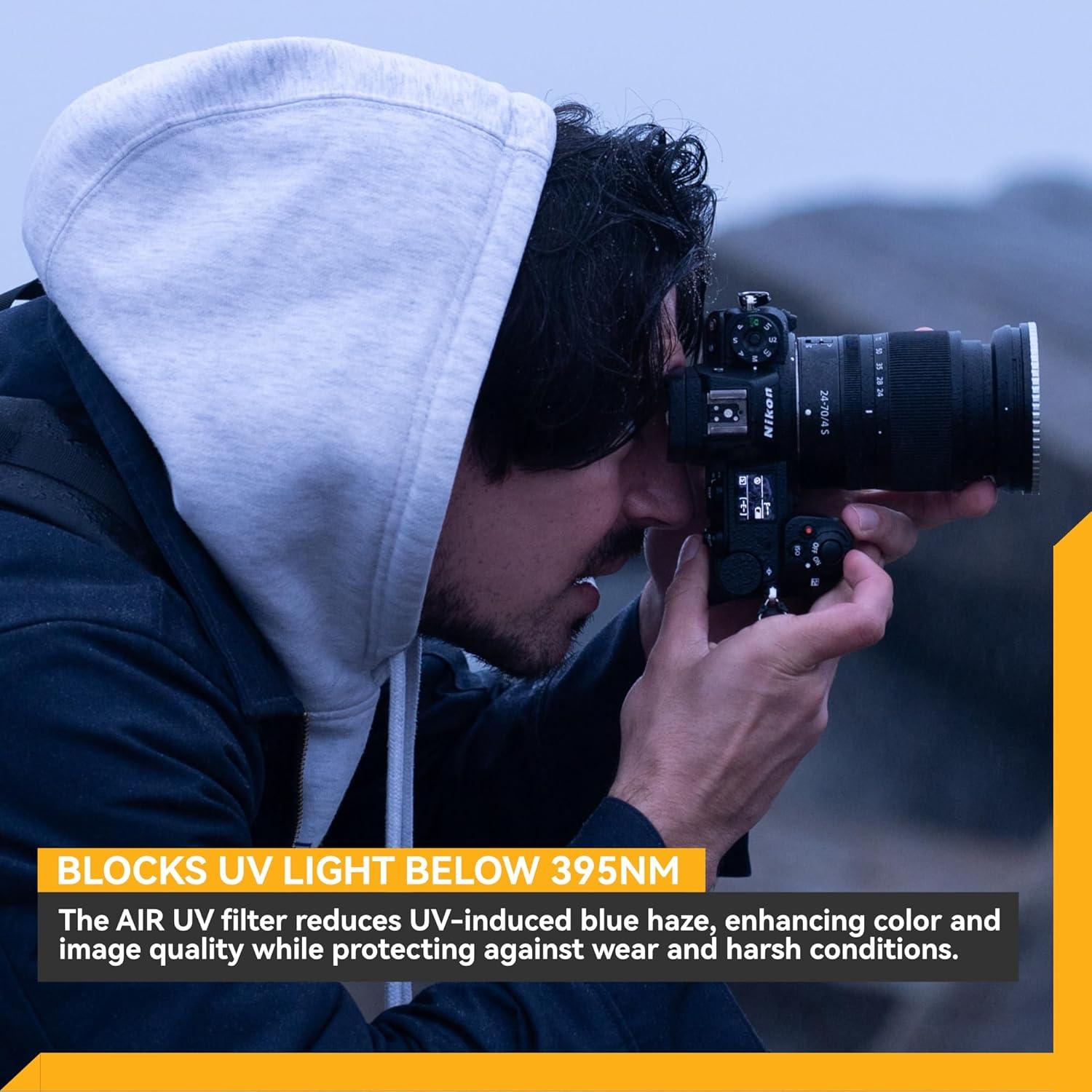 Filtro UV Air NiSi 37mm 99.9% Transmisión 48 Capas