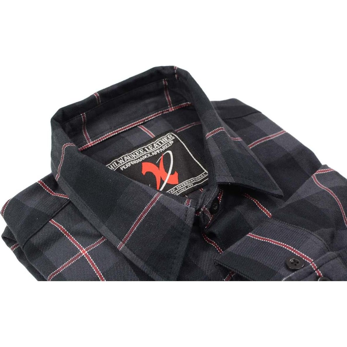 Camisa de Franela a Cuadros Hombre Milwaukee 100% Algodón