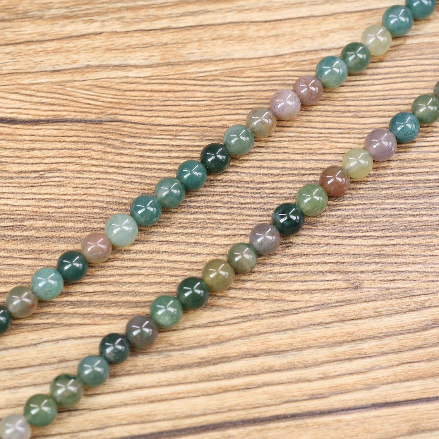 Collar Mala COAI 108 Cuentas Ágata India 6mm con Árbol de la Vida