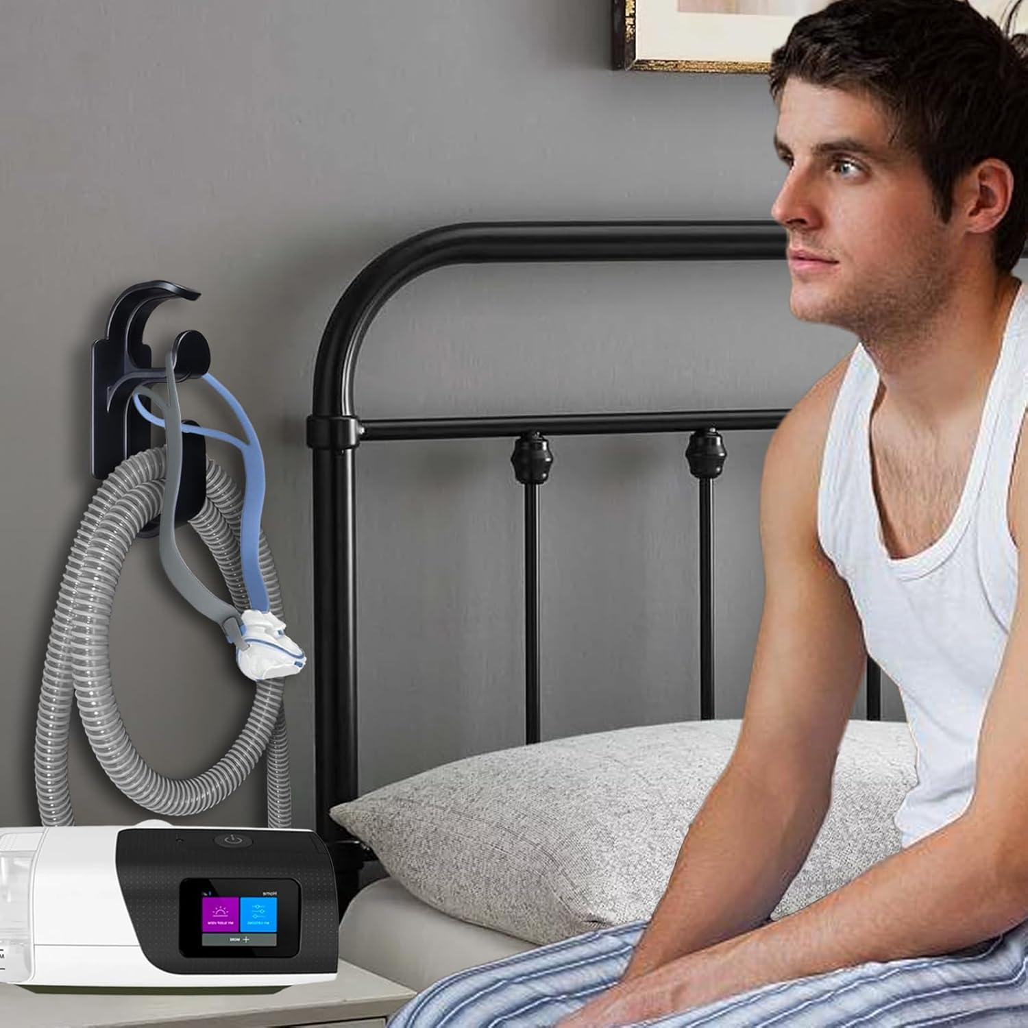 Juego de limpieza CPAP YUHUANG con soporte para manguera 2 ganchos