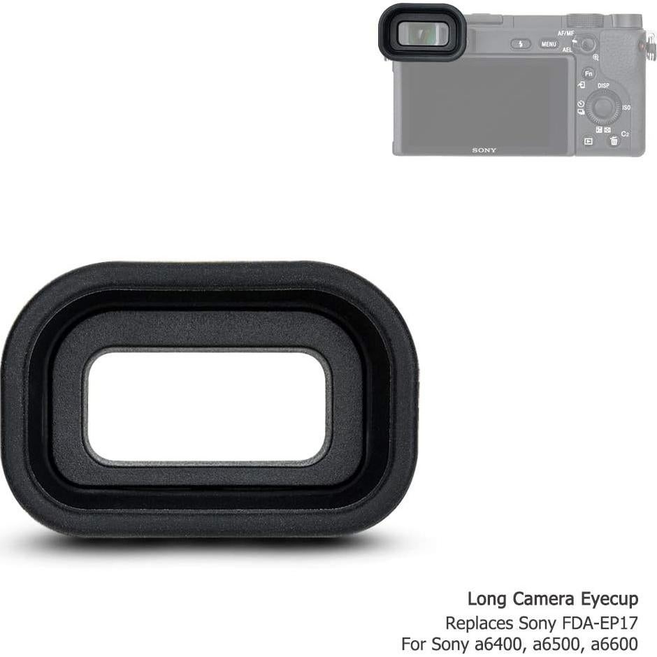 Copa ocular de silicona suave Jinjiacheng para Sony A6600 A6500 A6400