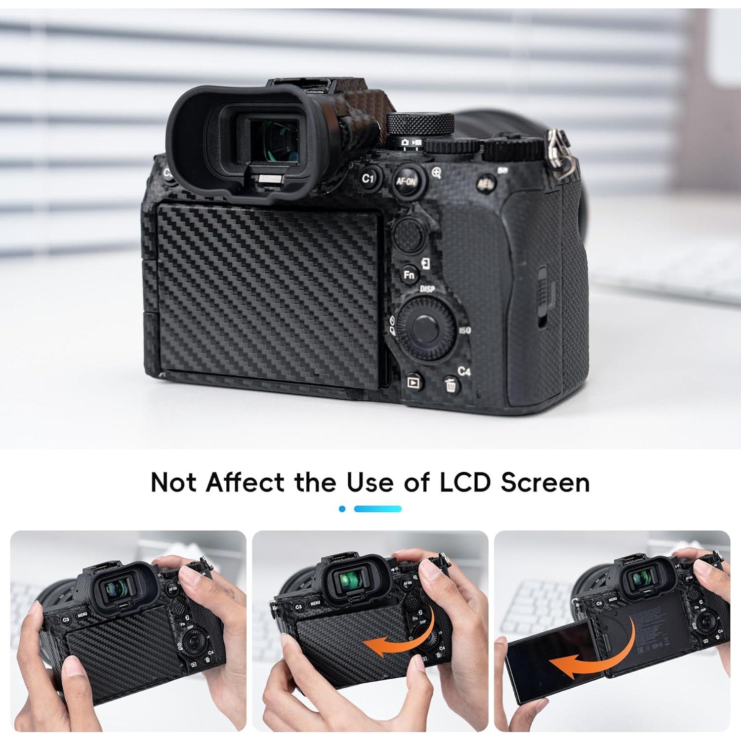 Copa ocular de silicona suave para visor Sony Alpha A1II A7R V A7 IV A7S III