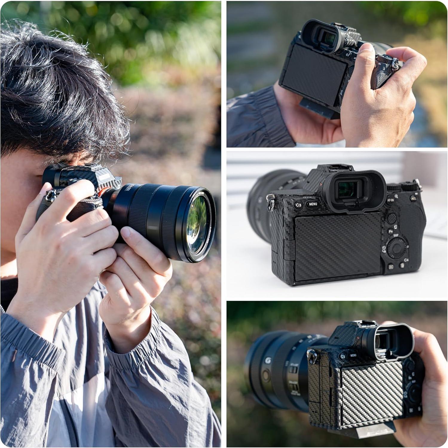 Copa ocular de silicona suave para visor Sony Alpha A1II A7R V A7 IV A7S III