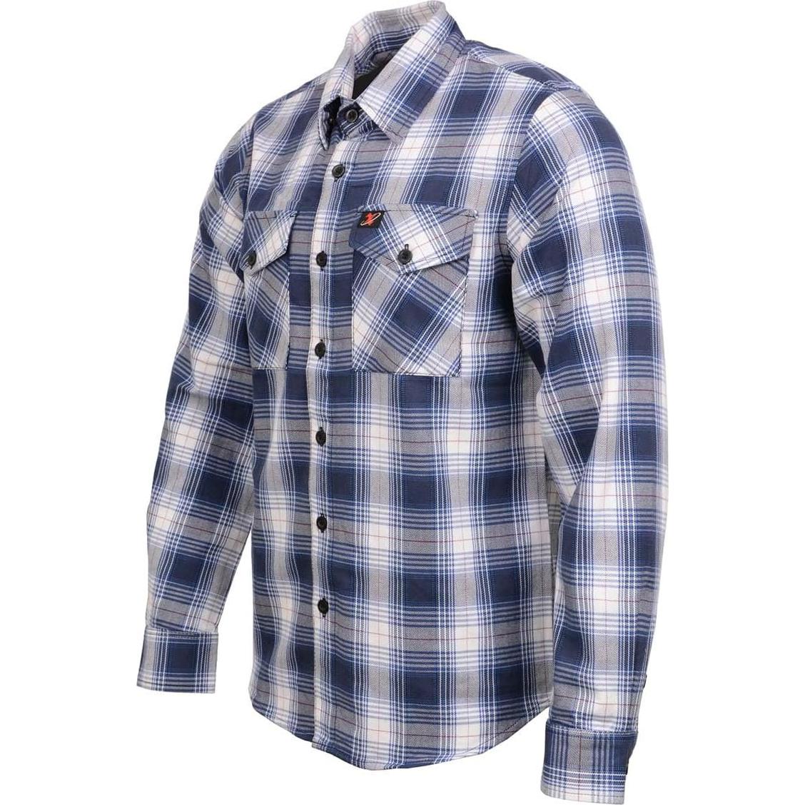 Camisa de Cuadros de Algodón Milwaukee Leather Manga Larga