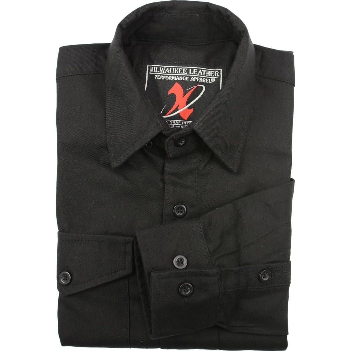 Camisa de Cuadros de Algodón Milwaukee Leather 5X Grande