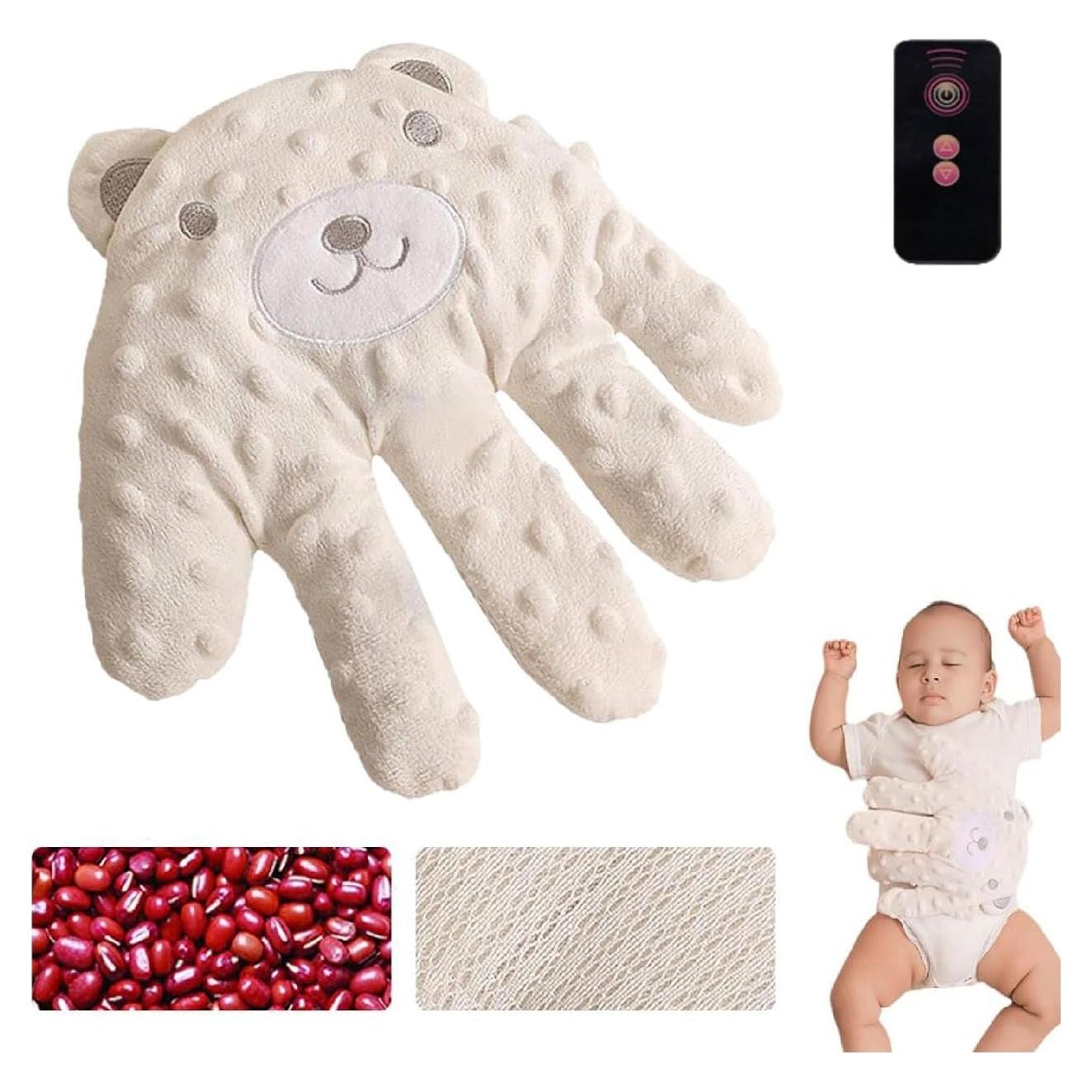 Palma Calmante para Bebés con Control Remoto - Almohada de Golpecitos