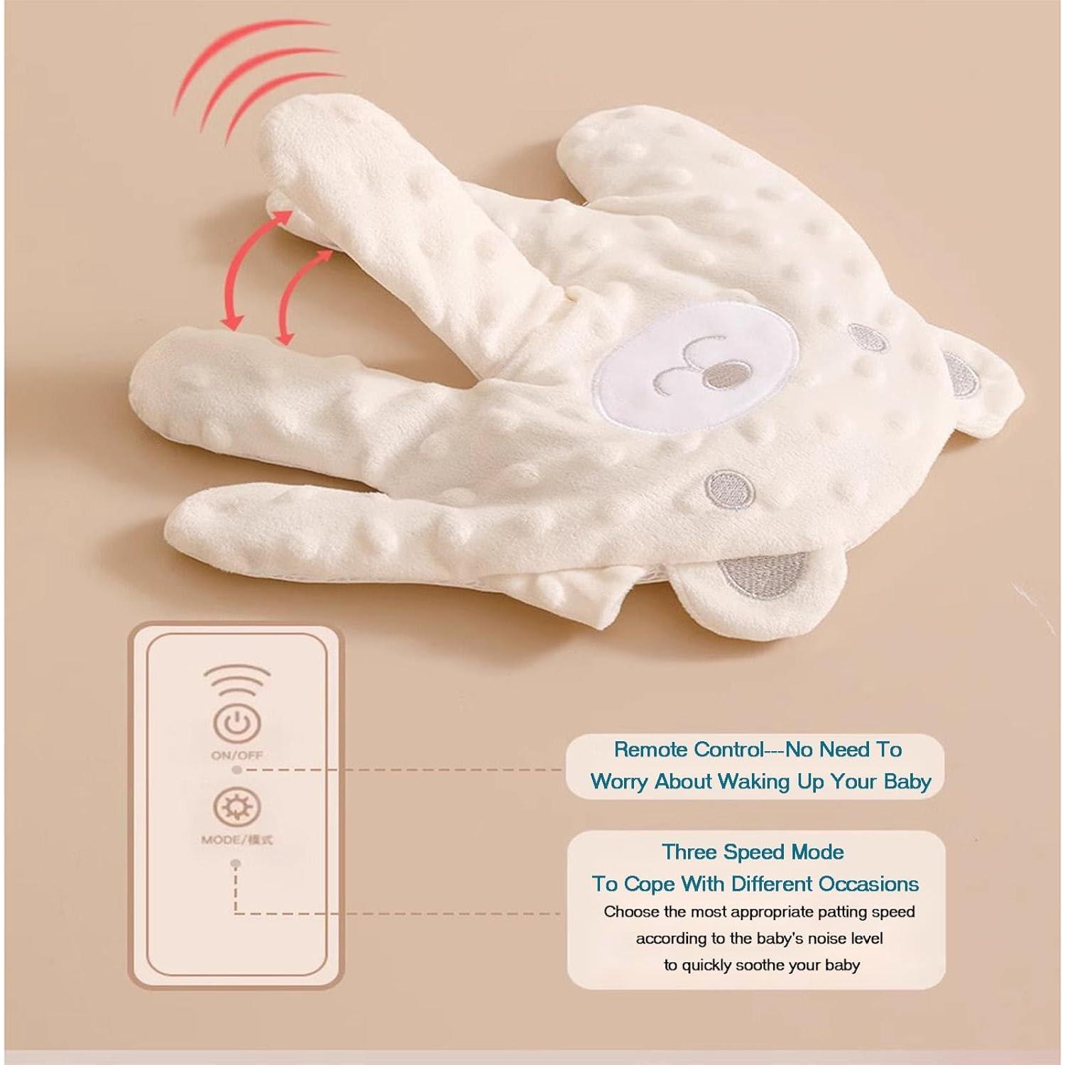 Palma Calmante para Bebés con Control Remoto - Almohada de Golpecitos