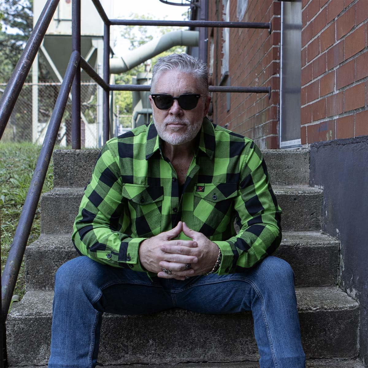 Camisa de Franela a Cuadros Hombre Milwaukee Leather XXL