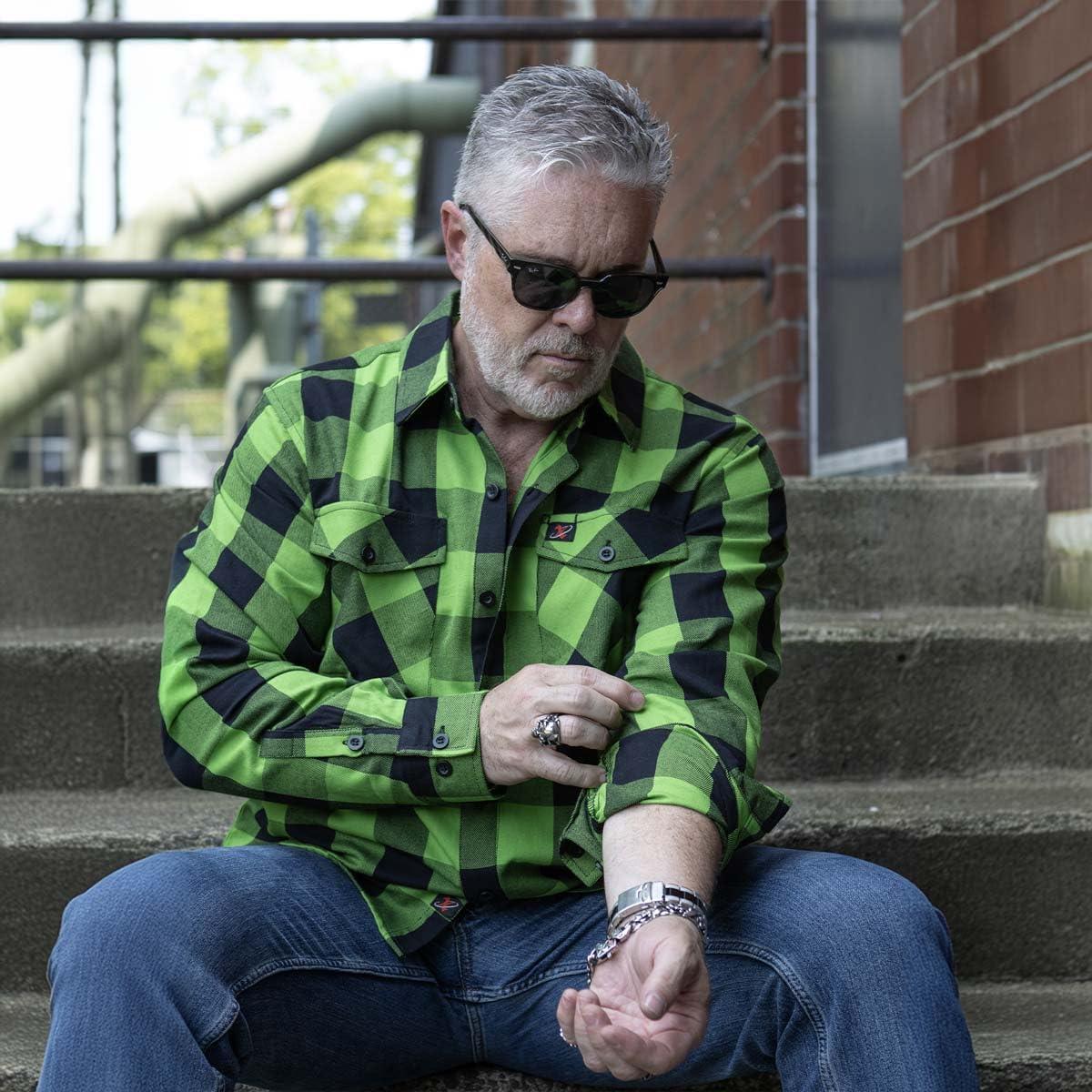 Camisa de Franela a Cuadros Hombre Milwaukee Leather XXL