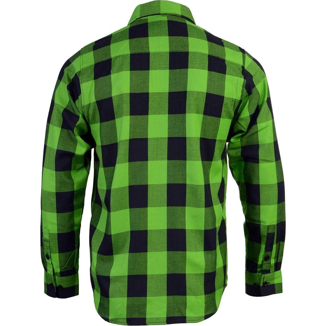 Camisa de Franela a Cuadros Hombre Milwaukee Leather XXL