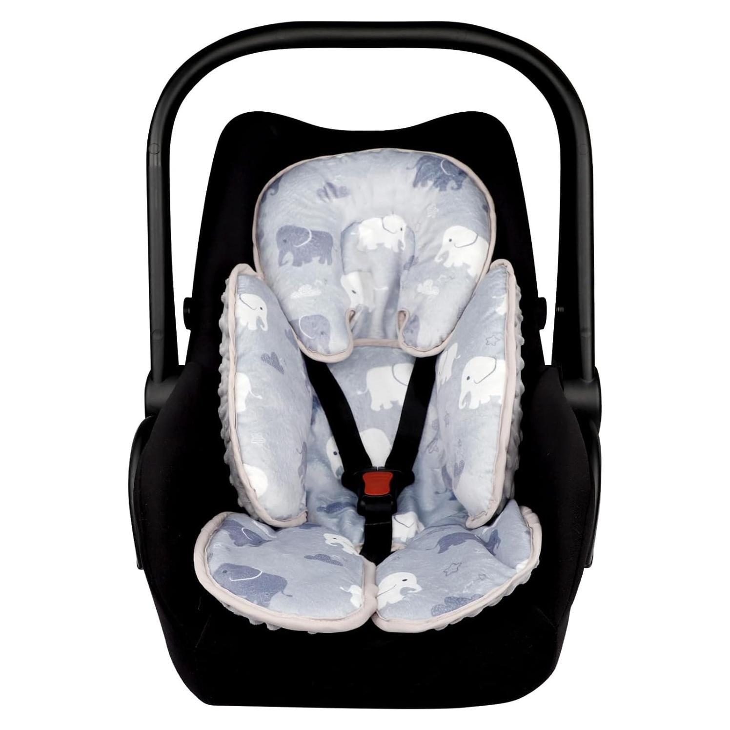 Soporte de Cabeza para Asiento de Auto TANOFAR Elefante Gris