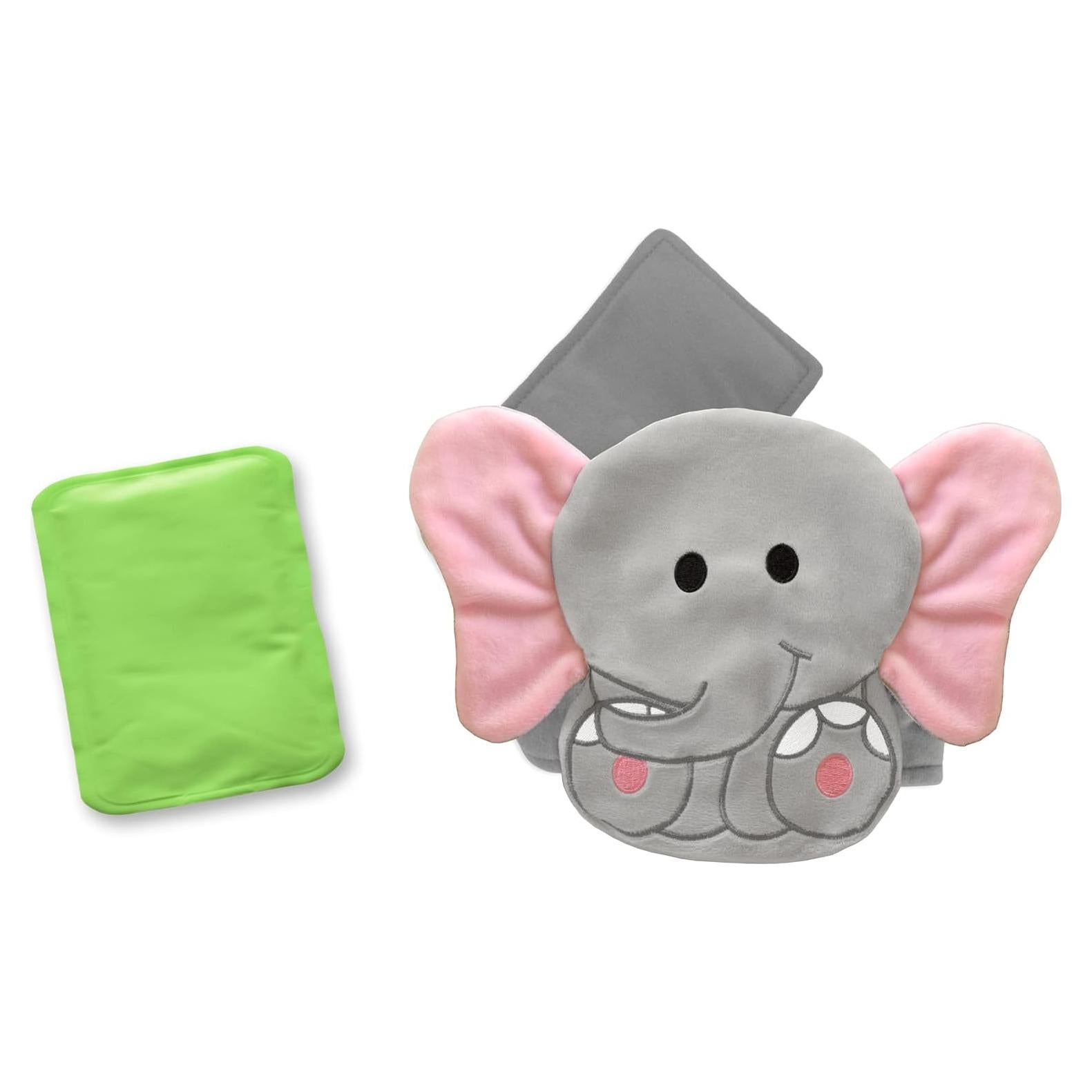 Abrazo de Barriga Bebon Elefante - Almohadilla Térmica para Bebés