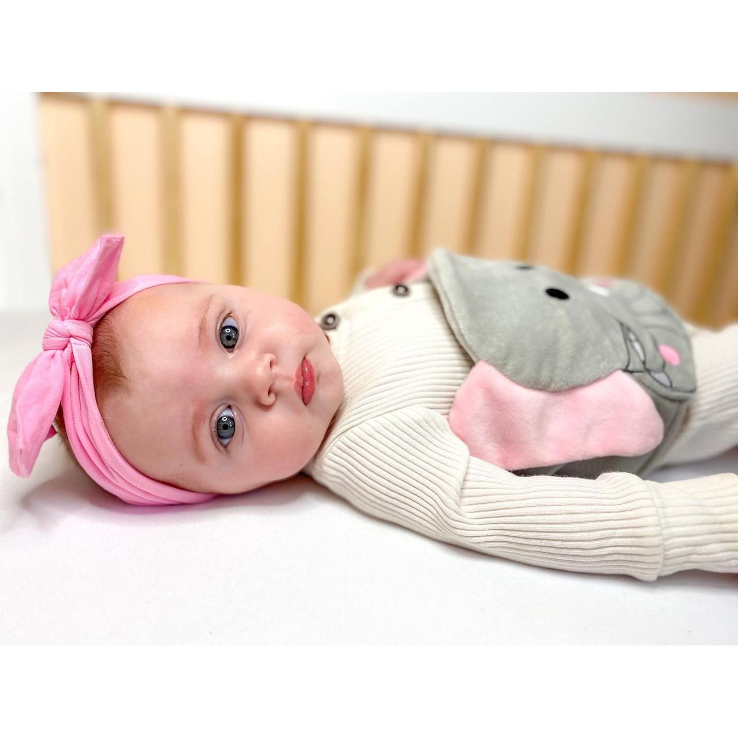 Abrazo de Barriga Bebon Elefante - Almohadilla Térmica para Bebés