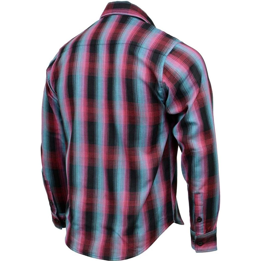 Camisa de Franela a Cuadros Hombre Milwaukee 100% Algodón