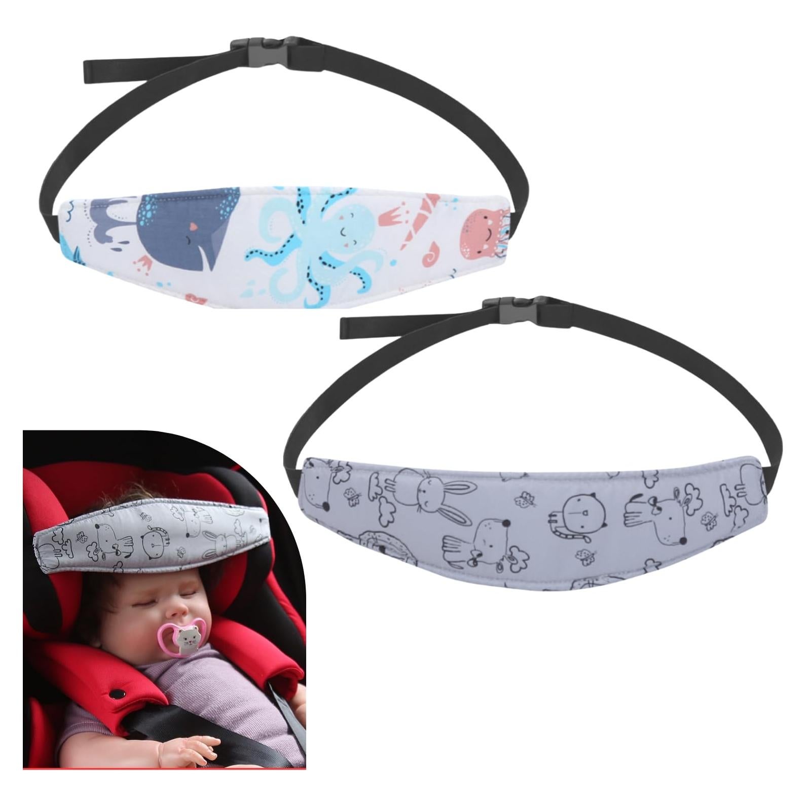 Cojines de Cabeza PandaEar para Bebé - 2 Piezas, Ajustables
