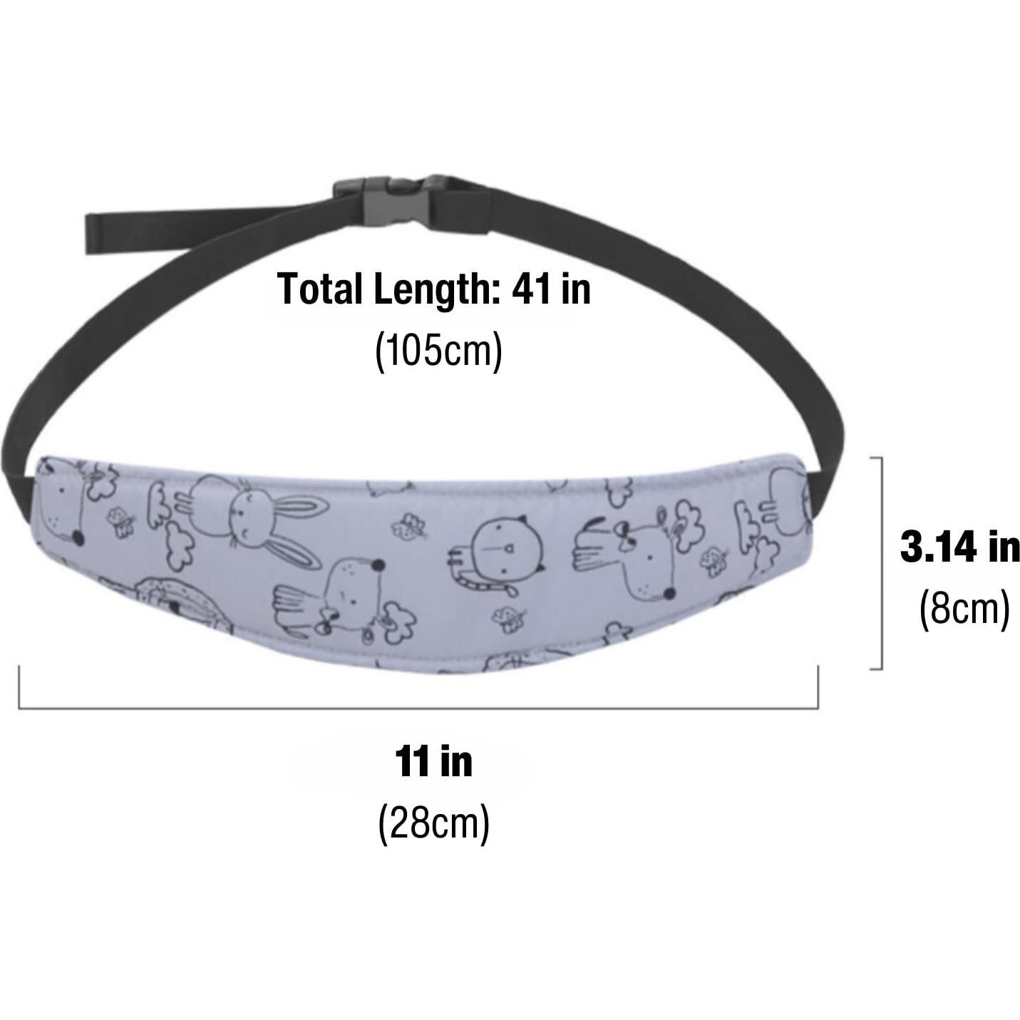 Cojines de Cabeza PandaEar para Bebé - 2 Piezas, Ajustables