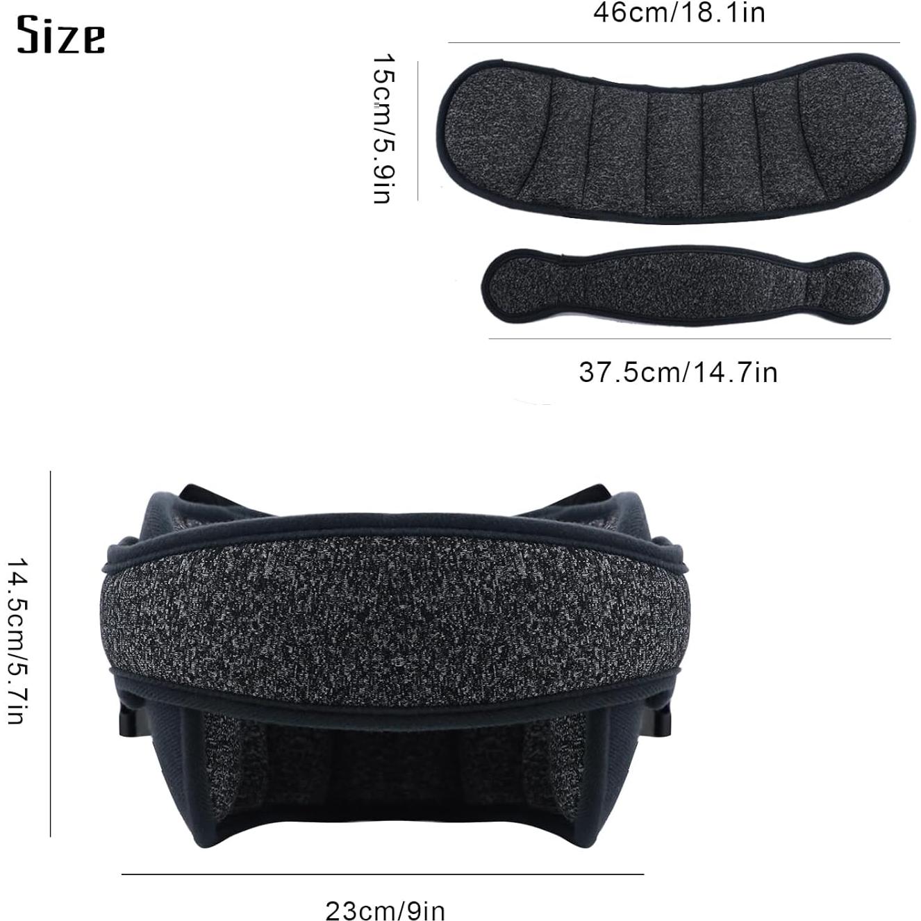 Soporte para Cabeza de Silla de Auto KAKIBLIN Gris para Bebés