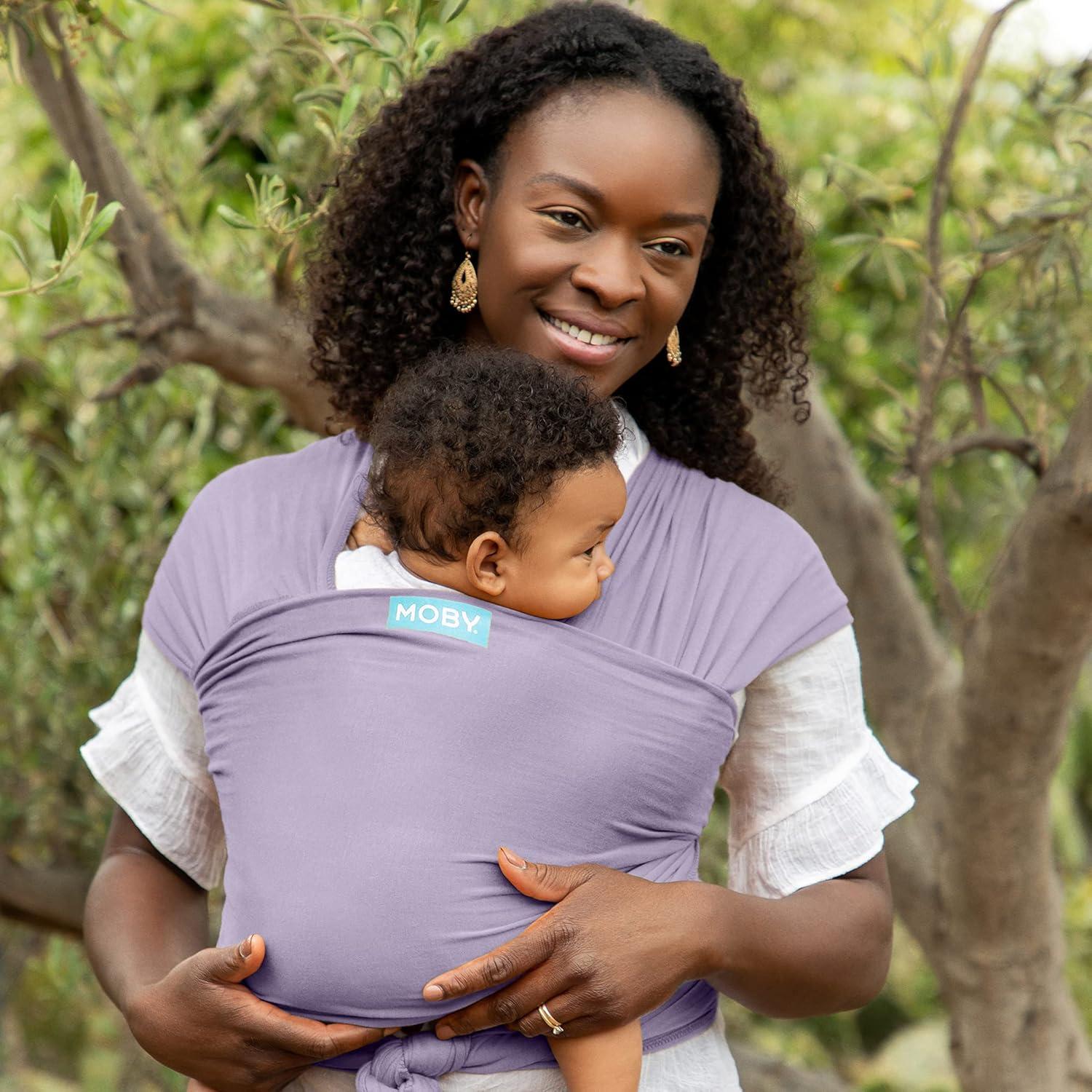 Fular Portabebés Moby Clásico Amatista 3.6-15kg Ajustable