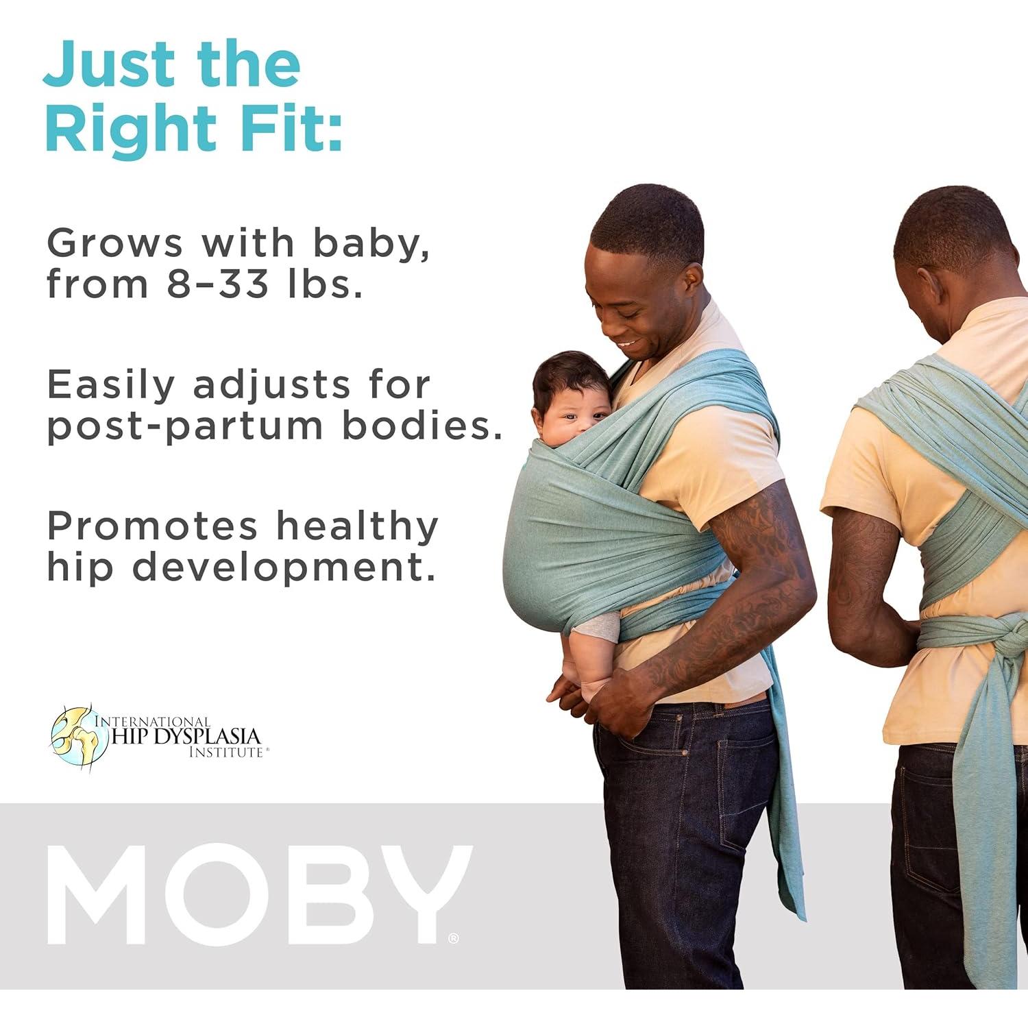 Portabebés tipo Sling Moby Element Hidrógeno 3.6-15kg