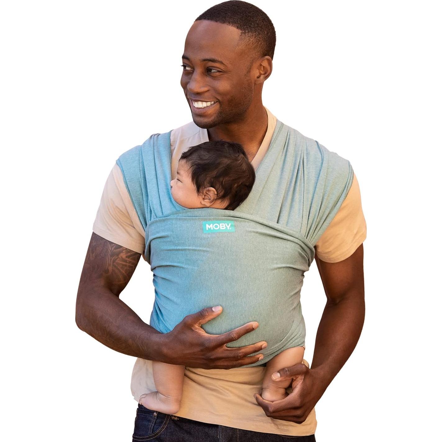 Portabebés tipo Sling Moby Element Hidrógeno 3.6-15kg