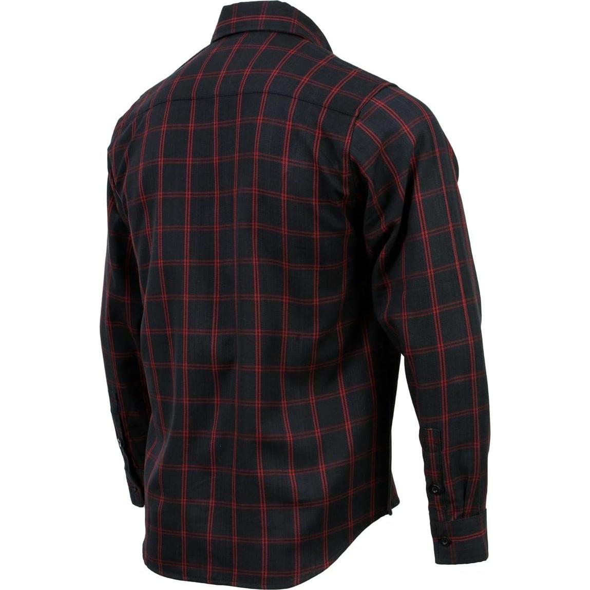 Camisa de Cuadros de Algodón Milwaukee Leather 4X Grande