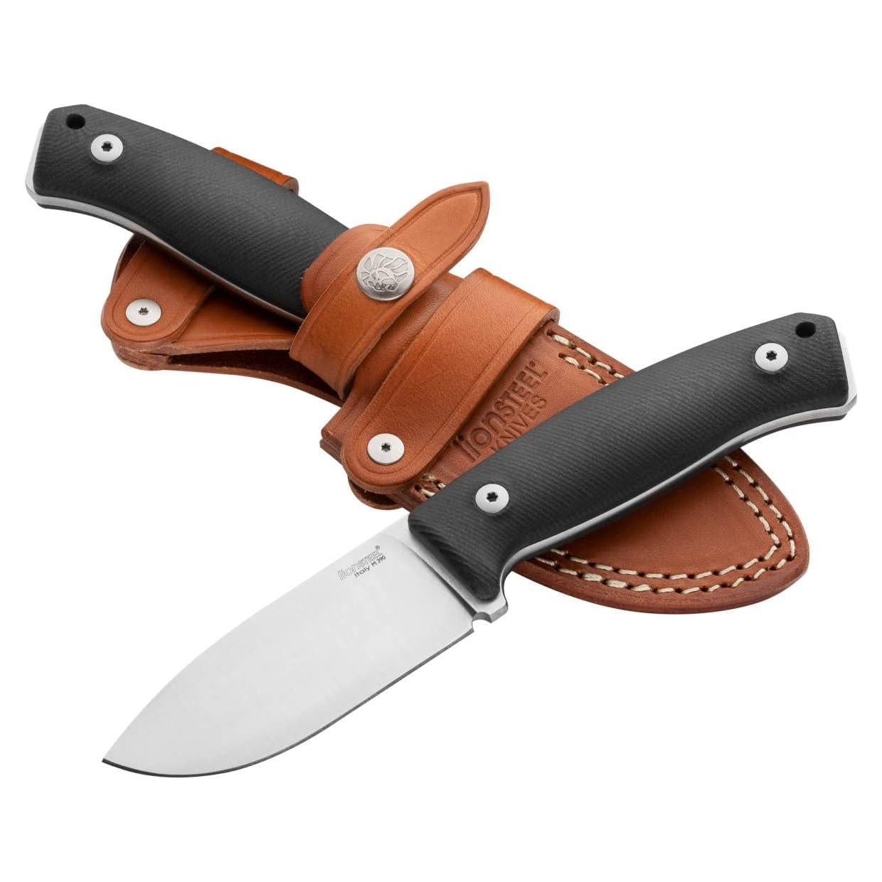 Cuchillo Fijo Lion Steel M2M, Hoja Acero M390, Mango G10