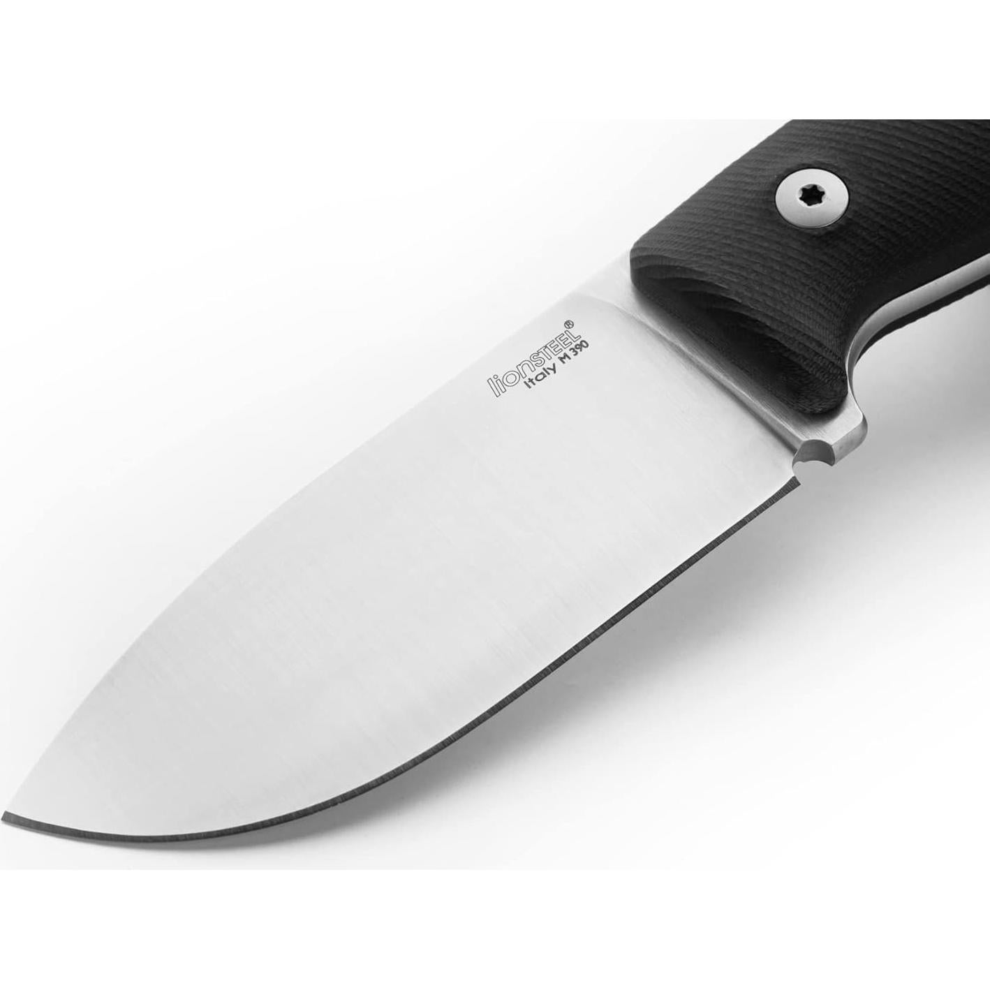 Cuchillo Fijo Lion Steel M2M, Hoja Acero M390, Mango G10