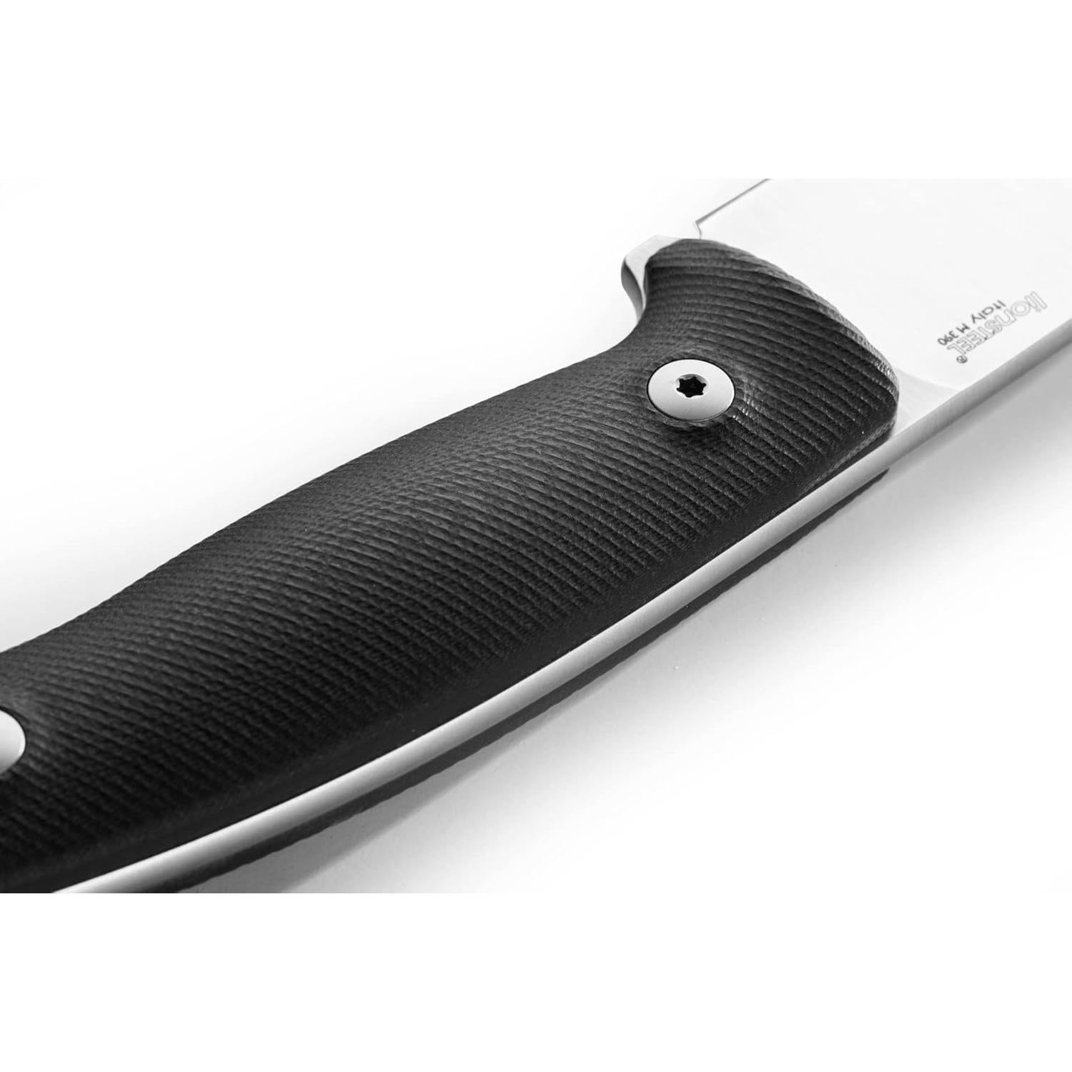 Cuchillo Fijo Lion Steel M2M, Hoja Acero M390, Mango G10