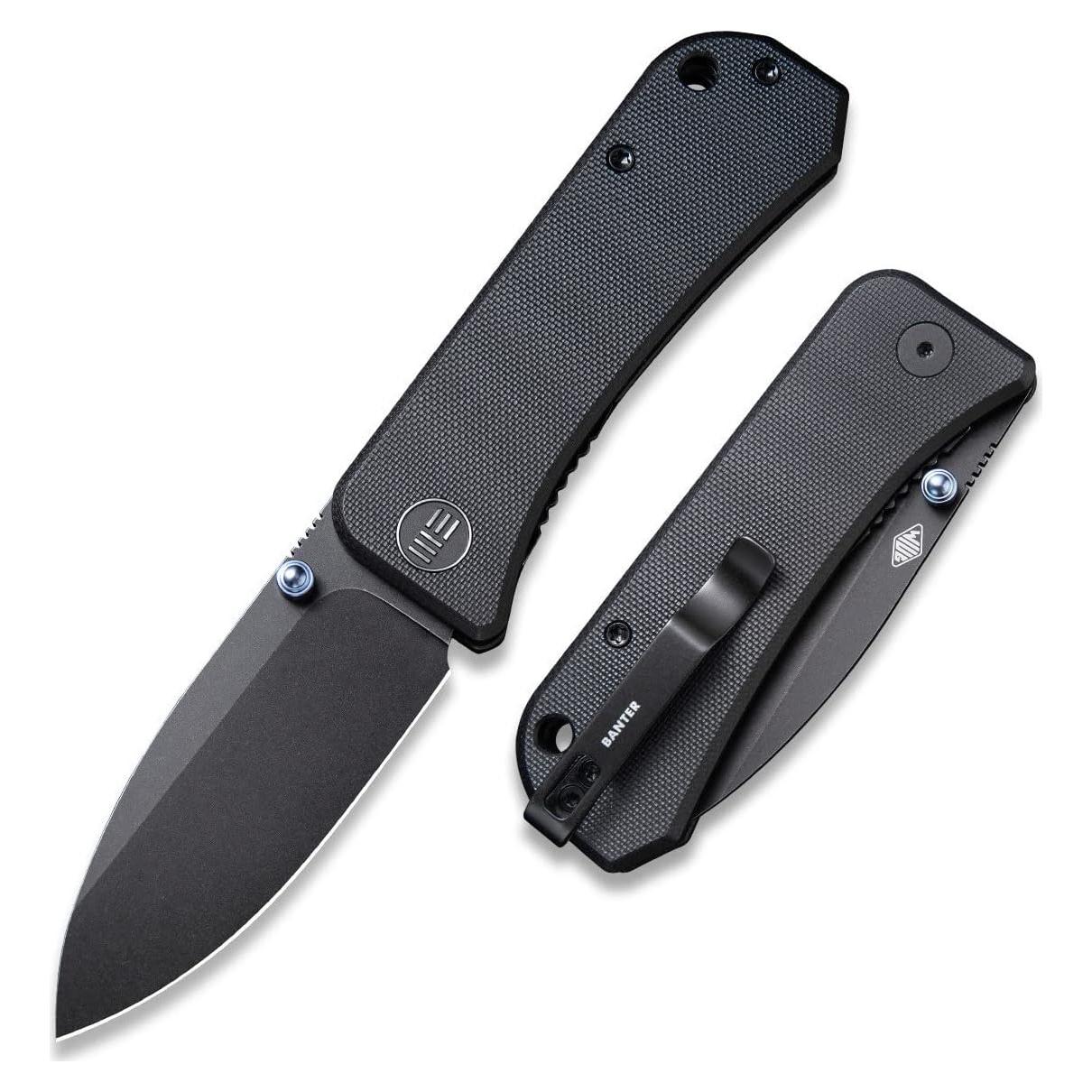 Cuchillo de bolsillo WeKnife Banter 7.37 cm S35VN Negro