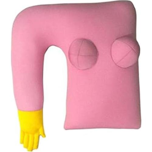 Almohada de Cuerpo Deluxe Comfort Rosa - Regalo Divertido