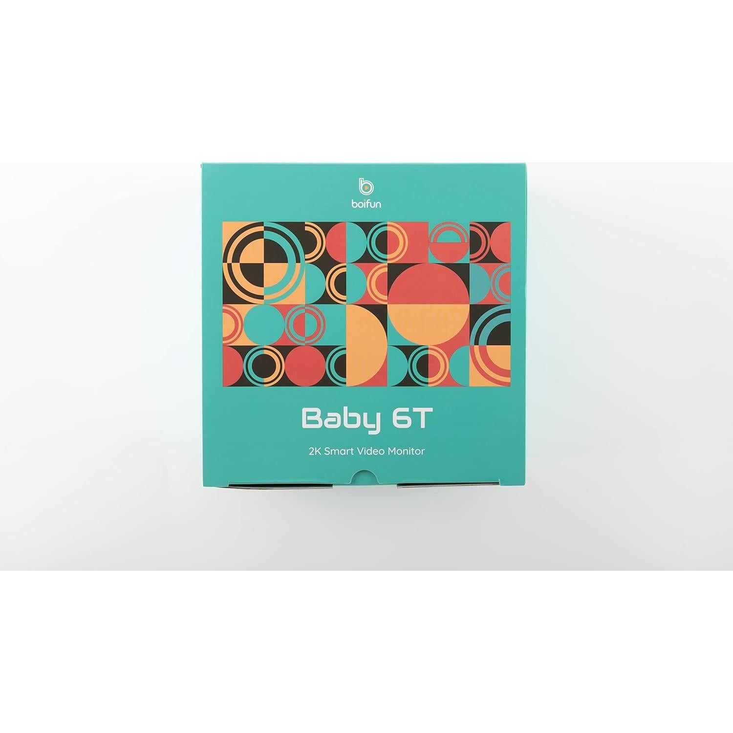 Monitor de Bebé BOIFUN 2K WiFi 5" con Audio y Luz Nocturna